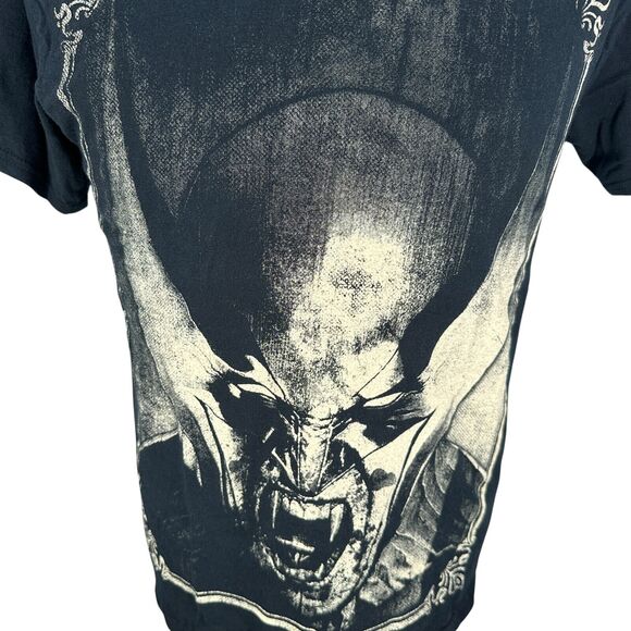 Within The Ruins T-Shirt Men’s Medium Black Band Wolverine Metal Band Tee Cotton - Picture 2 of 10